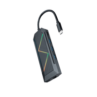 nanocable - hub usb-c 3xusb-ausb-c cargahdmirj45tfsd