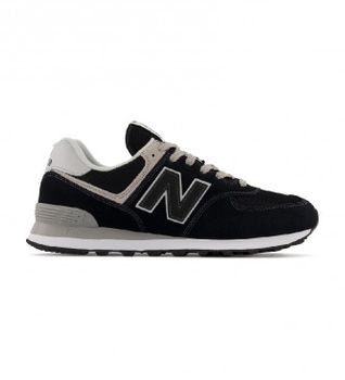 New Balance para hombre. ML574V3 Zapatillas 574v2 Evergreen negro (40.5), Tela, Plano, Ante, Cordones, Casual