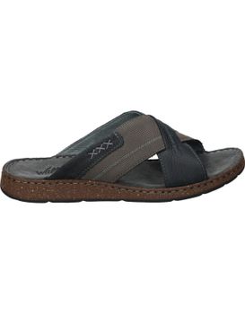 Sandalias De Piel Para Hombre Walk & Fly 22-43050 Negro 42