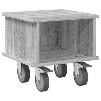 Soporte De Tv 37 X 35 X 35 Cm Gris Sonoma Madera De Ingeniería Vidaxl