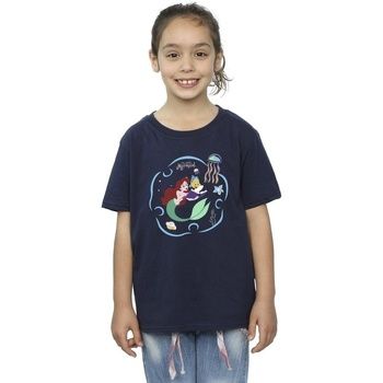Disney Camiseta The Little Mermaid Reading A Book para niña