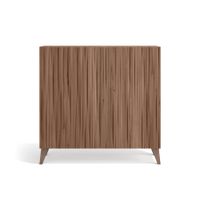 zapatero melamina nogal puertas impresas vallado nogal 87x90x27cm