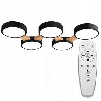 Lámpara De Techo Black App526-5c