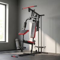 multiestacion musculacion sportnow acero pu 136x107x205 cm negro