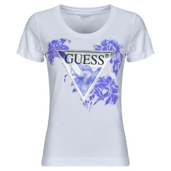 Guess Camiseta CN FLOWER TRIANGLE para mujer