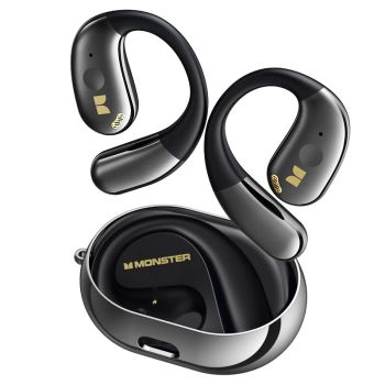 Auriculares MONSTRUO AC360 OWS Bluetooth con diafragma de titanio de 14.2 mm,audio AAC,auriculares abiertos con ganchos