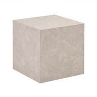 mesa de centro de marmol amiri m - 50 x 50 cm beige