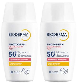 Bioderma Photoderm AR+ Ultra-Fluid Rojeces SPF50+ 2x40 ml
