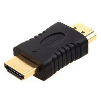 adaptador hdmi tipo a macho-macho negro