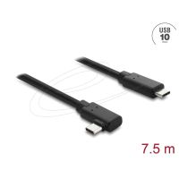cable usb delock 87241 75 m usb-c a usb-c 10 gbits negro