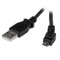 cable usb a micro usb 1 m startechcom acodado angulo superior negro