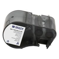 brady m5c-1500-595-cl-bk cinta vinilo negro sobre transparente 381 mm x 61 m original