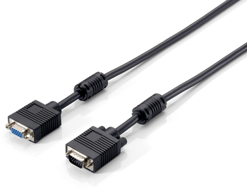 CABLE ALARGO SVGA EQUIP 3COAX MACHO - HEMBRA 5M CON FERRITAS 118802