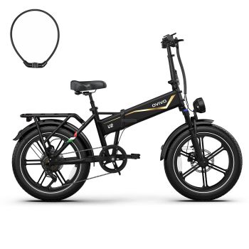 [DIRECTO DE LA UE] OVIVO V2 2.0 Bicicleta eléctrica con freno de disco hidráulico 48V 18Ah batería 250W motor BAFANG Vel