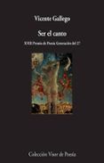 ser el canto xviii premio de poesia generacion del 27