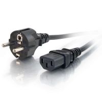cable de alimentacion c2g 2 m cee77 a c13 acoplador 16 awg