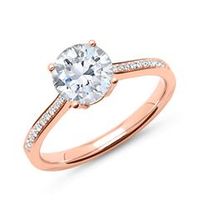 anillo de oro rosa 18 quilates con diamantes dr0136-18 quilatesr