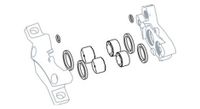 kit de juntas y pistones para pinza de freno sram codigo 2011   2017