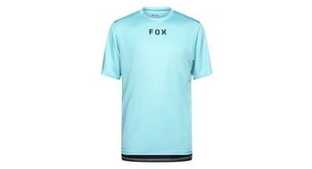 Maillot de manga corta fox ranger wordmark azul para hombre