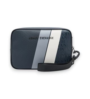 A|X Armani Exchange para hombre. XM001271AF11935MB482 Bolso Banda marino (OSFA), Casual, Poliéster