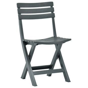 Pack 2 Uds Silla De Jardín | Silla De Exterior | Sillón Plegable Plástico Verde