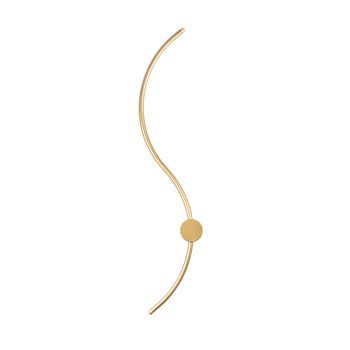 Lámpara De Pared Uyan-13602 Oro Metal 90 Cmx17x 10 Cm