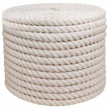 Cuerda De Yute 24 Mm Blanco 100% Yute Tossa Vidaxl