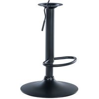 bastidor xl para taburetes de bar metal negro 385x385x57 cm clp