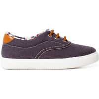 pisamonas zapatillas zapatillas contraste de lona y cordones para nina