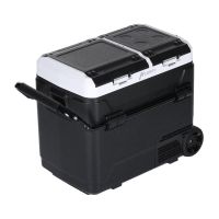nevera portatil hcalory p50m 50l bluetooth compressor lg doble zona