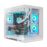 nox xtreme products hummer astra neo white - semitorre atx  m-atx  itx cristal templado panoramico frameless espacio para 9 ventiladores graficas hasta 400mm usb-c y usb 30 blanco