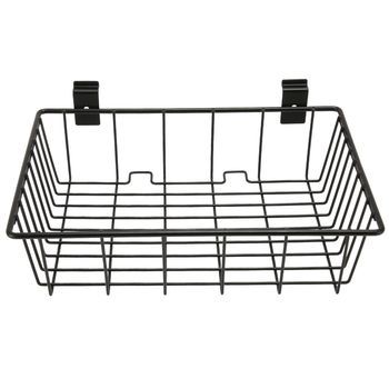 8 Piezas De Cestos De Pared De Barro Colgantes Para Garaje, Montados En Metal Ventilado Y Accesorios Para Almacenamiento Y Exposición