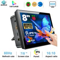 monitor tactil missun de 78 pulgadas para raspberry pi 5 4 3 1280x800 hdmi usb con altavoz y ventilador compatible con raspberry pi y orange pi