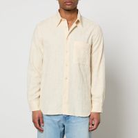 sunflower ace textured cotton-jacquard shirt - m
