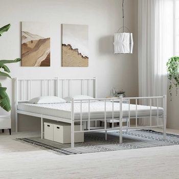 Colchón De Cama | Colchón De Espuma De 7 Zonas Dureza 20 Ild Blanco 180x210 Cm