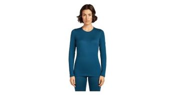 Camiseta interior mujer icebreaker merino 260 tech azul