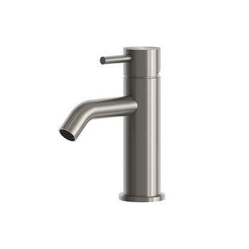 Grifo Para Lavabo Acero Inoxidable 316l Color Canna Di Fucile De Alta Durabilidad