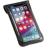 klick-fix funda para telefono klickfix phonebag light m 110x170x11 mm con adaptador giratorio negro