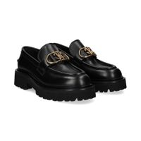 roberto cavalli mocasines mujer - negro talla 40