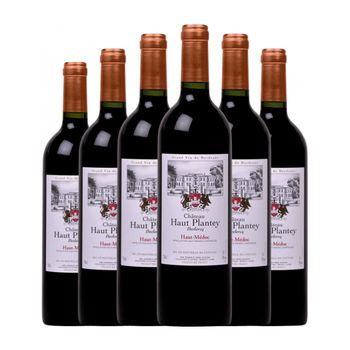 Vino Tinto Château Haut Plantey Declercq Médoc 75 Cl 14% Vol. (pack De 6 Unidades)