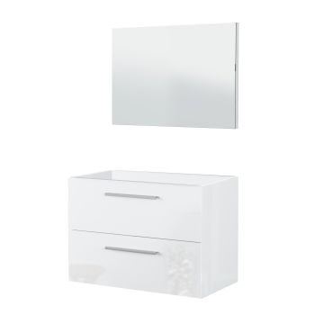 Mueble de Baño Cajones Espejo Aglomerado ARKITMOBEL Aruba 80x57x45 cm