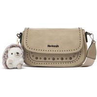 refresh bolso beige para mujer