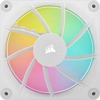 corsair pwm icue link lx120 rgb expansion de ventilador unico 120 mm blanco