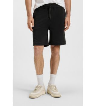 BOSS para hombre. 50511726 Pantalón corto Sewalk negro (XXL), Casual, Algodón
