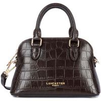 lancaster bolso de mano media luna s con cremallera exo marron oscuro para mujer