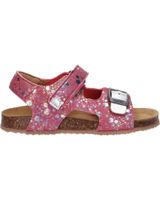 de kickers 869511-30 fuxio 131 rose argent imprime