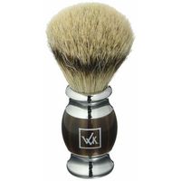 brocha de afeitar walkiria metacrilato natural marron plateado