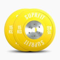 placa de competicion suprfit pro par - 15 kg