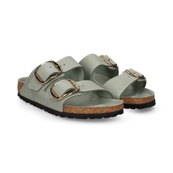 Birkenstock Sandalias Planas Mujer - Verde Talla 37n