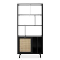 estanteria impresion rejilla y negro - 80 x 175 cm